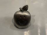 Smiling Apple Lapel Hat Pin