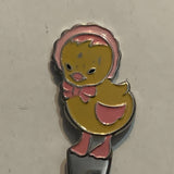 Baby Chick Bonnet Collectable Souvenir Spoon BQ