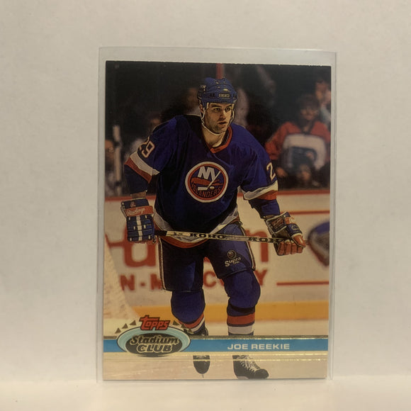 #304 Joe Reekie New York Islanders 1991-92 Topps Stadium Club Hockey Card LZ4