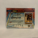 #303 Dave Lowry St Louis Blues 1991-92 Topps Stadium Club Hockey Card LZ4