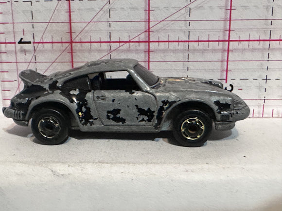 Black Grey Porsche P-911 1974 Hot Wheels Diecast Car