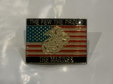The Few The Proud The Marines Logo Lapel Hat Pin