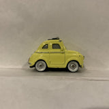 Yellow Fiat 500 CARS Disney Pixar Diecast Car GP