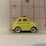 Yellow Fiat 500 CARS Disney Pixar Diecast Car GP