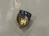 S Star N Crest Emblem Lapel Hat Pin