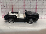Black Police Jeep  Unbranded Diecast Car