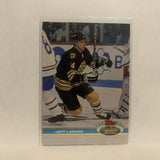 #397 Jeff Lazaro Boston Briuns 1991-92 Topps Stadium Club Hockey Card LZ4