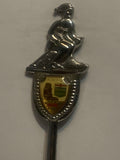 Alberta Skiing Crest Emblem Souvenir Spoon