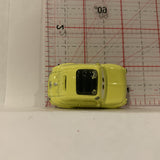 Yellow Fiat 500 CARS Disney Pixar Diecast Car GP