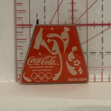 Sochi 2014 Olympics Coca-Cola Lapel Hat Pin
