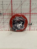 Jesus Crown of Thorns Button Pinback