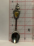 Alberta Skiing Crest Emblem Souvenir Spoon