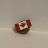 Canadian Flag Lapel Hat Pin