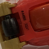 Red  Zipper Wheel Car Unbranded Diecast Car BA