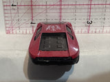 Red Flames Racer Unbranded Diecast Car