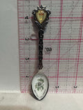 British Columbia Dogwood Flower Crest Emblem  Souvenir Spoon