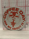 Coffee Day Easter Seals Ask Me About It Button Pinback