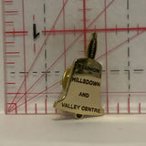 2005 Reunion Hillsdown and Valley Centre Bell Lapel Hat Pin
