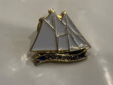 Nova Scotia Schooner Ship Lapel Hat Pin
