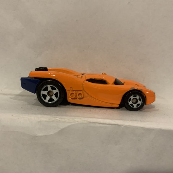 Orange Mcdonalds Stock Racer ©2009 Hot Wheels Diecast Car BA