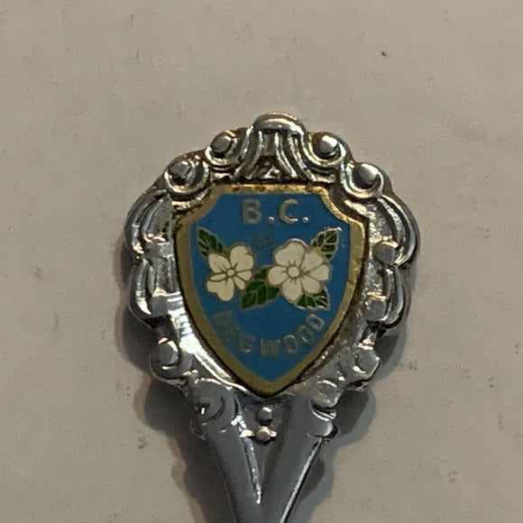 Blue River BC Dogwood Flower Collectable Souvenir Spoon BR