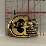 Guelph & District 5 Pin Bowling Association Lapel Hat Pin