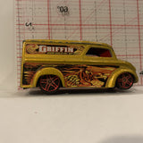 Golden Griffin Dairy Delivery Van Hot Wheels Diecast Car GP
