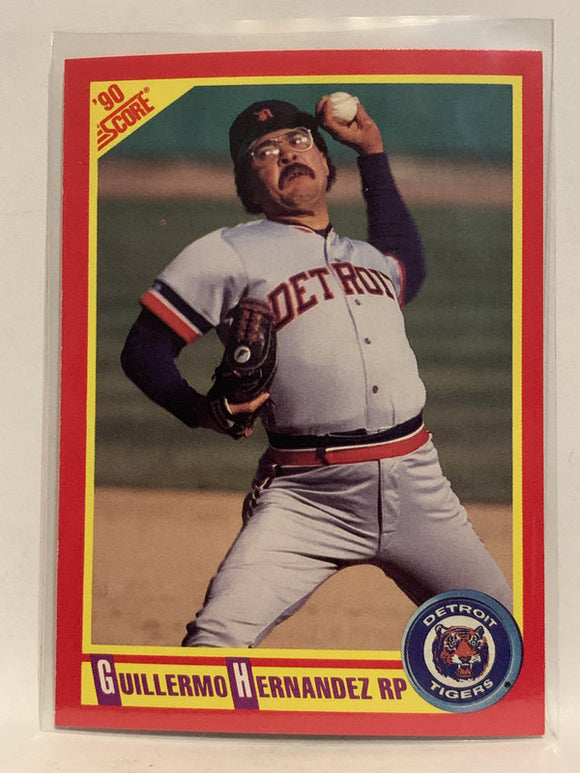 #267 Guillermo Hernandez Detroit Tigers 1990 Score Baseball Card