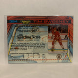 #394 Tim Sweeney Calgary Flames 1991-92 Topps Stadium Club Hockey Card LZ5