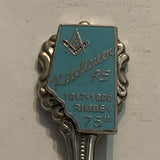 Kitchener 95 Rimbey 75th Alberta Collectable Souvenir Spoon BR