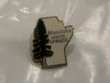 Manitoba White Spruce Lapel Hat Pin