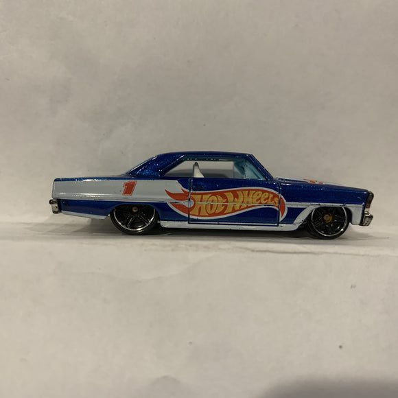 Blue '66 Nova  Hot Wheels Diecast Car GP