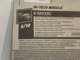 Red Hi-Tech Missile X-Rayers 2018 Hot Wheels Long Card New Diecast Cars AB