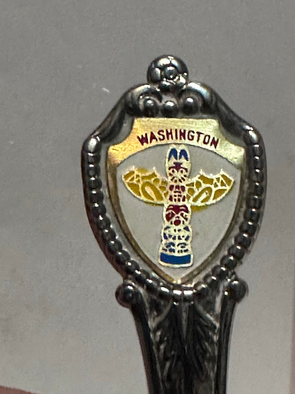 Washington State Totem Pole  Souvenir Spoon