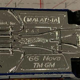 Blue '66 Nova  Hot Wheels Diecast Car GP