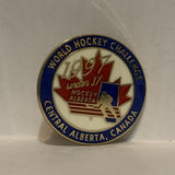 World Hockey Challenge 1997 Central Alberta Canada Lapel Hat Pin