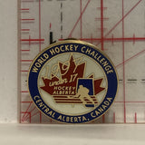 World Hockey Challenge 1997 Central Alberta Canada Lapel Hat Pin