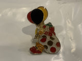 Clown with Balloons Lapel Hat Pin