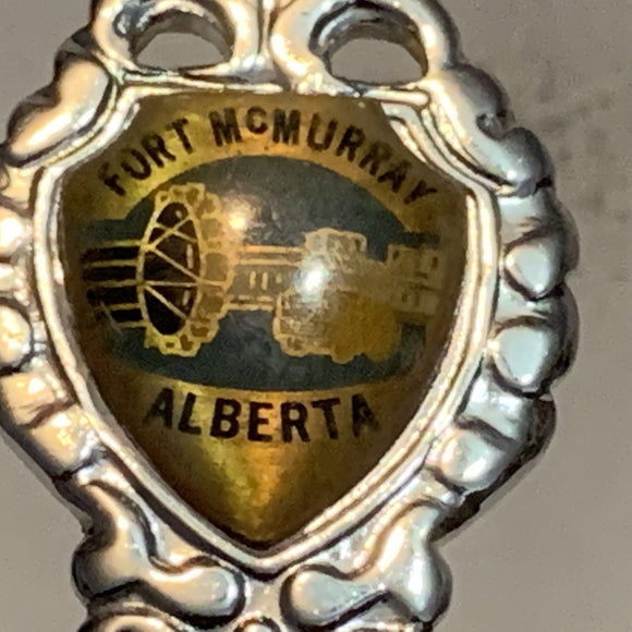 Fort Mcmurray Alberta Collectable Souvenir Spoon BR