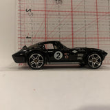 Black Corvette Grand Sport Hot Wheels Diecast Car GP