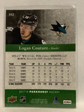 #192 Logon Coutune San Jose Sharks 2017-18 Parkhurst Hockey Card