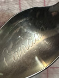 Bubbling Springs Clear Lake Manitoba Silver Plated  Souvenir Spoon