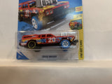 Red Cruise Bruiser HW Art Cars 2018 Hot Wheels Long Card New Diecast Cars AB