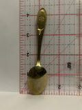 Purple Flowers Souvenir Spoon