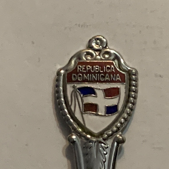 Republica Dominicana Flag Collectable Souvenir Spoon BR