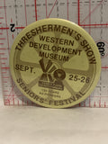 Threshermen's Show Sept 1982 Seniors Festival Button Pinback