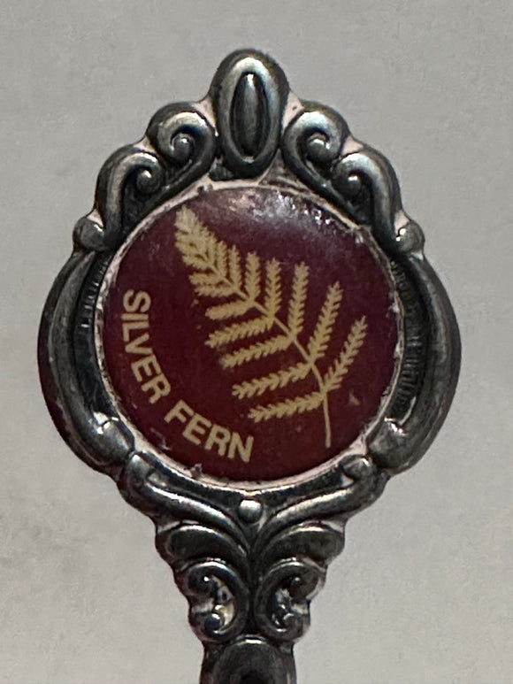 Silver Fern New Zealand Silverplated  Souvenir Spoon