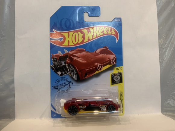 Red Slide Kick Experimotors 2018 Hot Wheels Long Card New Diecast Cars AB