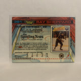 #381 Ray Shappard Detroit Red Wings 1991-92 Topps Stadium Club Hockey Card LZ5
