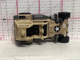 Tan Army Sahara Sweeper J40 2013 Matchbox Diecast Car
